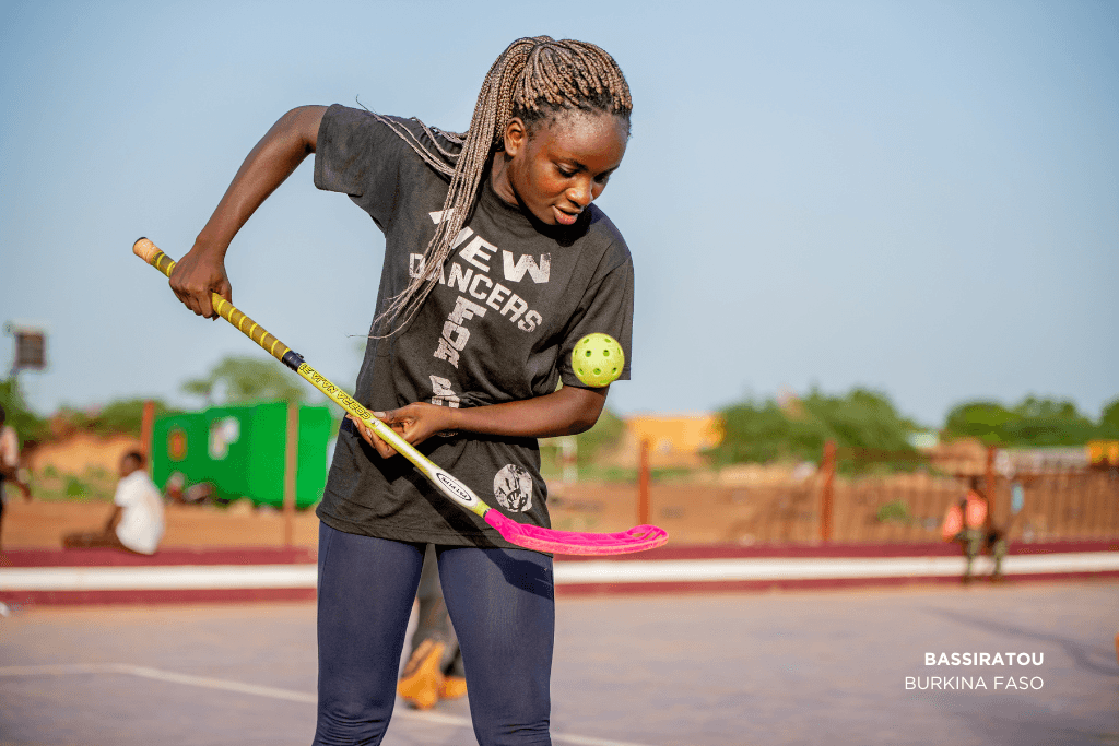 Bassiratou went on to play for her national team