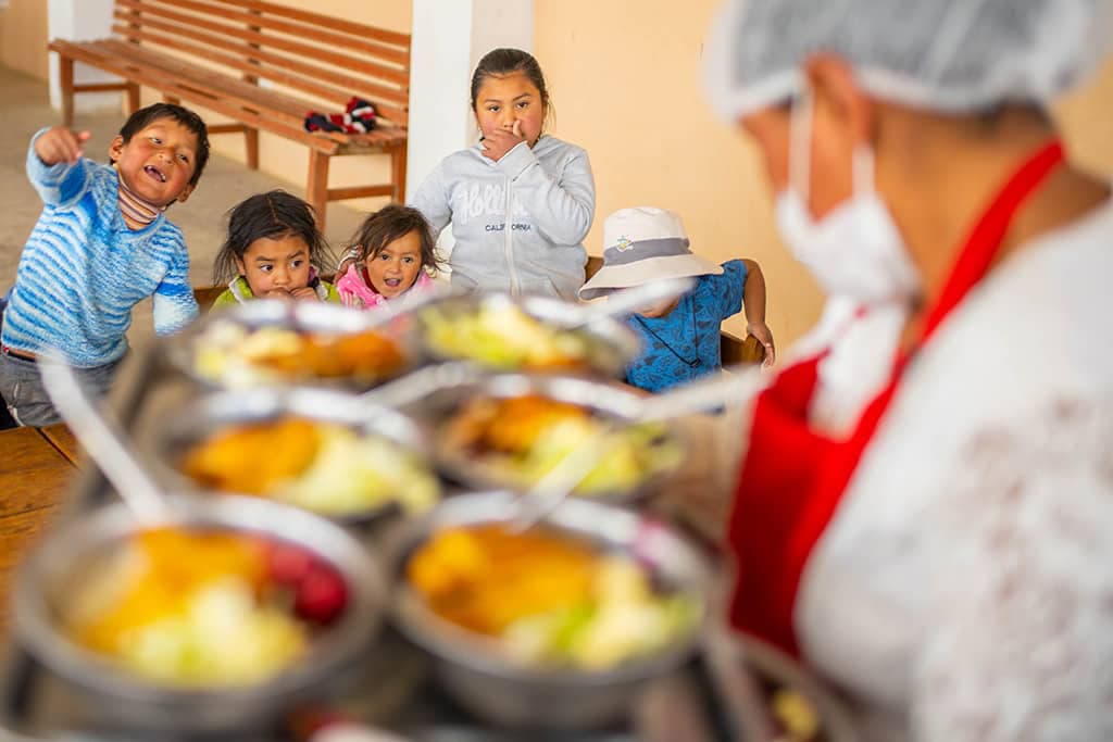 lunch in Peru
