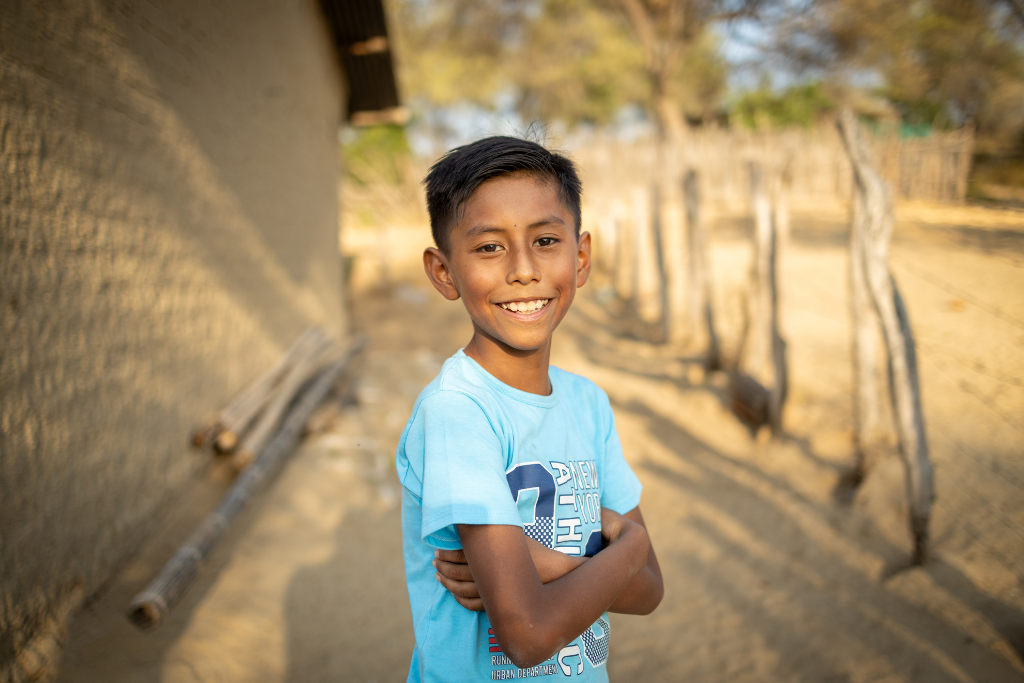 Emanuel loves Christmas at his Compassion Project